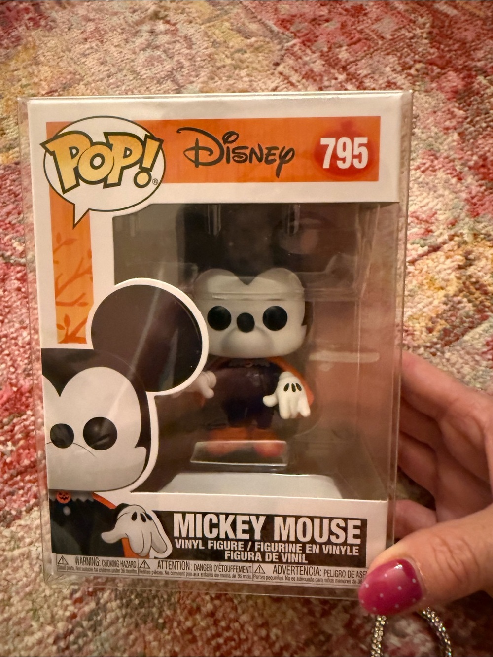 Funko Disney Mickey Mouse Pop! Vinyl Figure - White, Black, Orange